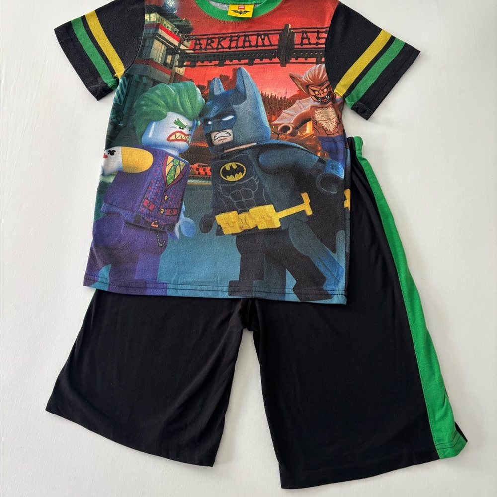 Kids Lego Batman Black and Green Pajama Set